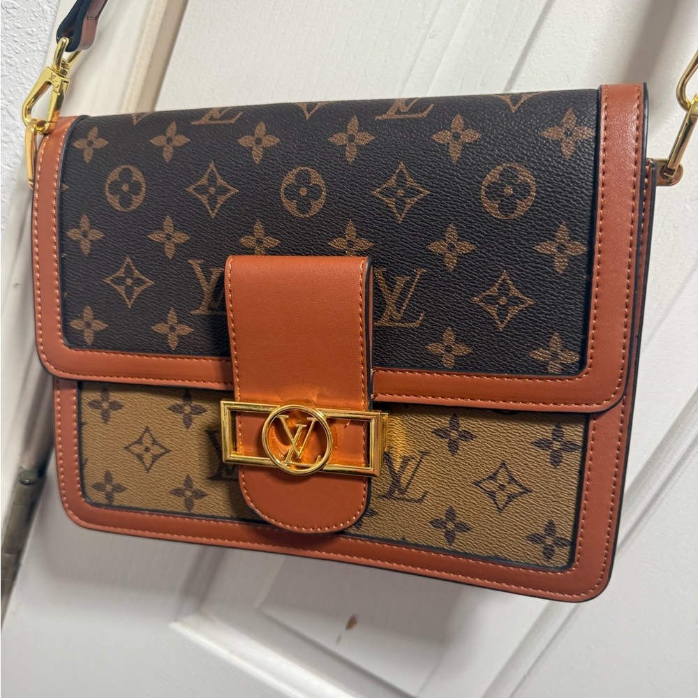 Fooey Louis Vuitton Brown Monogram Shoulder Bag
